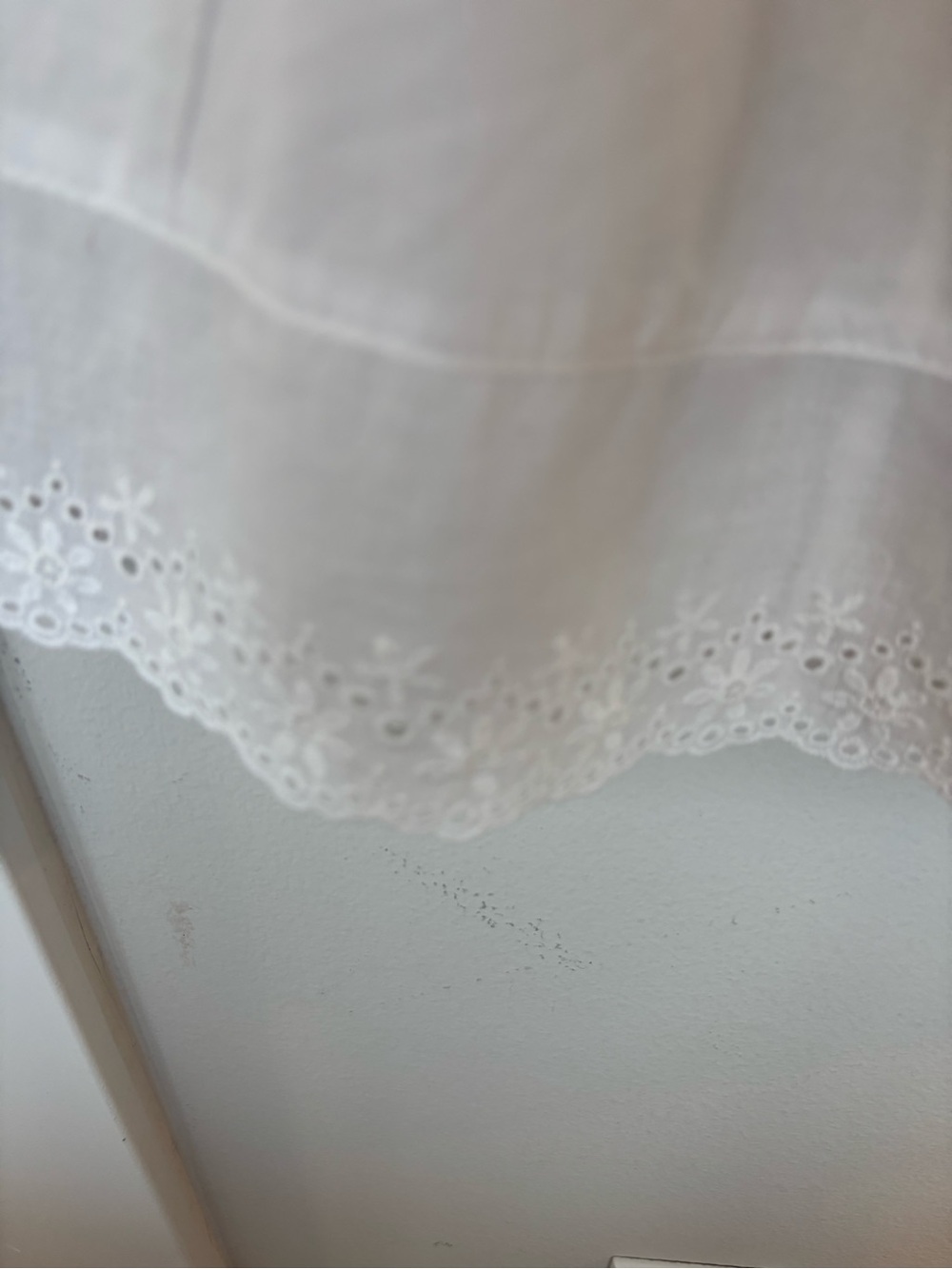 White Tiered Lace-Trim Skirt - Picture 3 of 6
